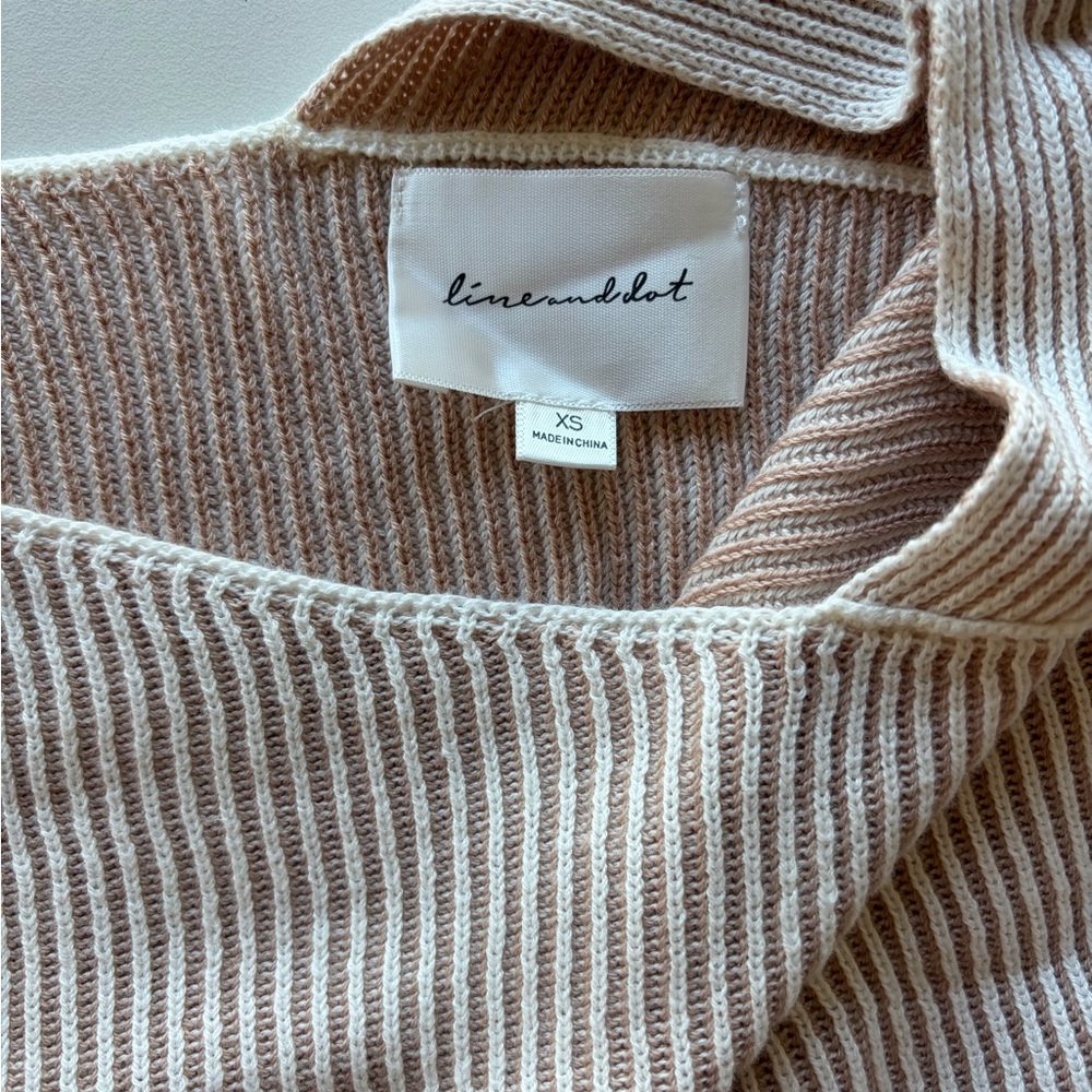 Women's Off-Shoulder Cream Sweater - Picture 3 of 3